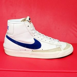 Nike Blazer Mid 77 Vintage White Racer Blue Mens Shoes #BQ6806-103 size 10.5